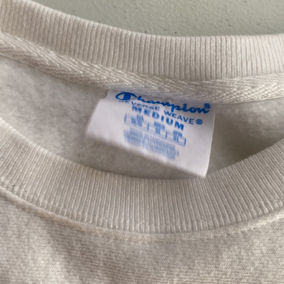 Champion Crew Pullover Sweatshirt Size M - Picture 7 of 8